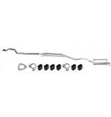 Edex Complete uitlaat, Einddemper + Tussendemper + Voorpijp Opel Zafira H