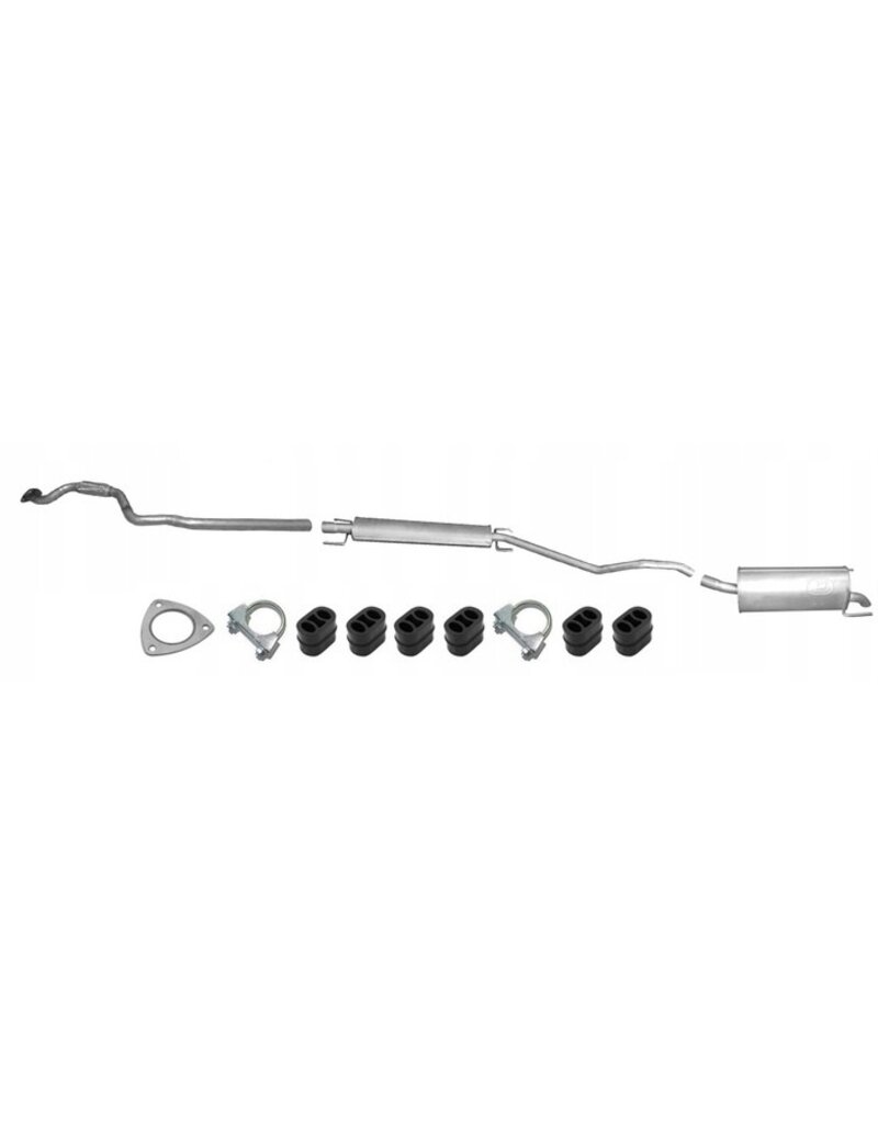 Edex Complete uitlaat, Einddemper + Tussendemper + Voorpijp Opel Zafira H