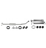 Edex Uitlaatset, Einddemper + Tussendemper Opel Agila / Suzuki Splash