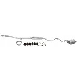 Edex Complete uitlaat, Einddemper + Tussendemper + Voorpijp Opel Vectra C