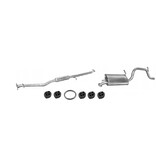 Edex Uitlaatset, Einddemper + Tussendemper Suzuki Wagon R