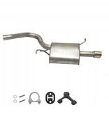 Polmo Uitlaat, Einddemper Audi A4 2.0