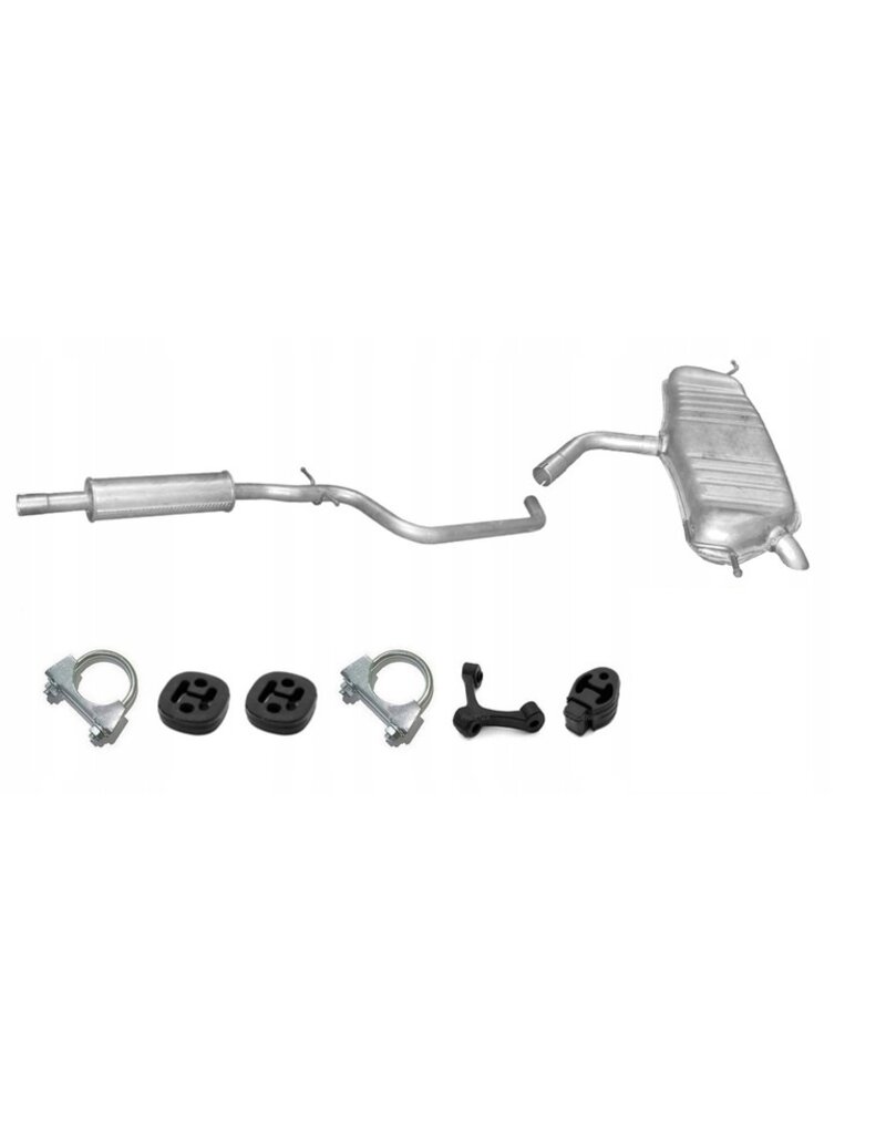 Polmo Uitlaatset, Volkswagen Golf 5 - 1.4