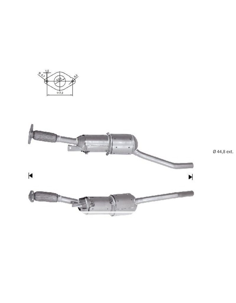 AS Roetfilter Dacia Duster 1.5 Dci