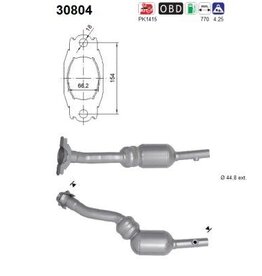 AS Katalysator Dacia Dokker / Duster 1.6