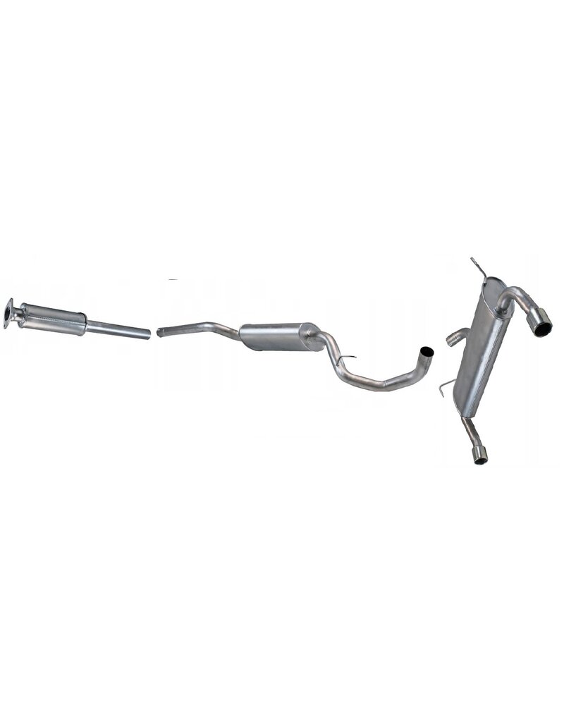 Edex Uitlaatset, Einddemper + Voorpijp + Tussendemper Ford Kuga II 1.5 / 1.6