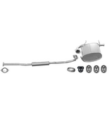 Edex Complete uitlaat middendemper + einddemper + voorpijp Nissan X-Trail