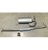 Edex Complete uitlaat middendemper + einddemper + voorpijp Nissan X-Trail