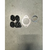 Edex Complete uitlaat middendemper + einddemper + voorpijp Nissan X-Trail