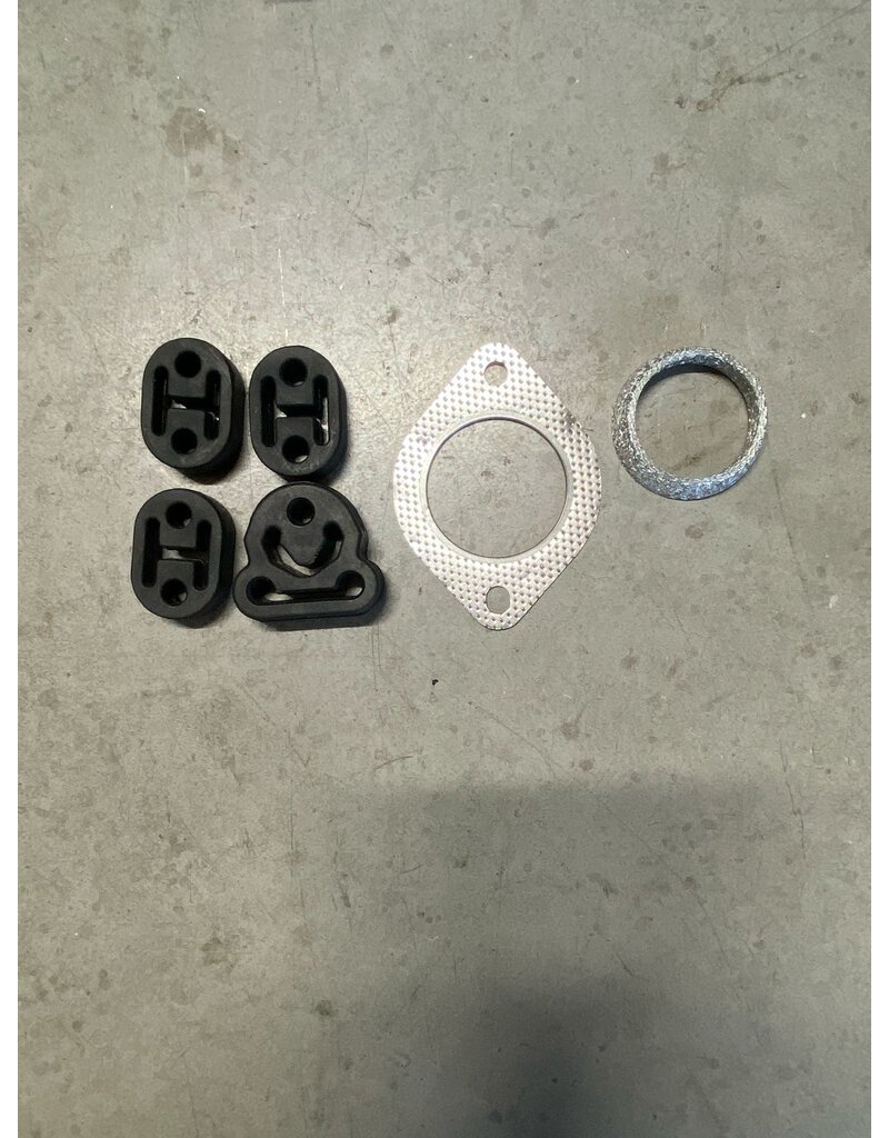 Edex Complete uitlaat middendemper + einddemper + voorpijp Nissan X-Trail