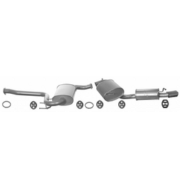 Edex Complete uitlaat, Einddemper + Middendemper + Voordemper Alfa Romeo GTV / Spider