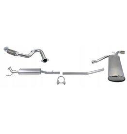 Edex Uitlaatsysteem, einddemper + Tussendemper + Voorpijp Opel Mokka X