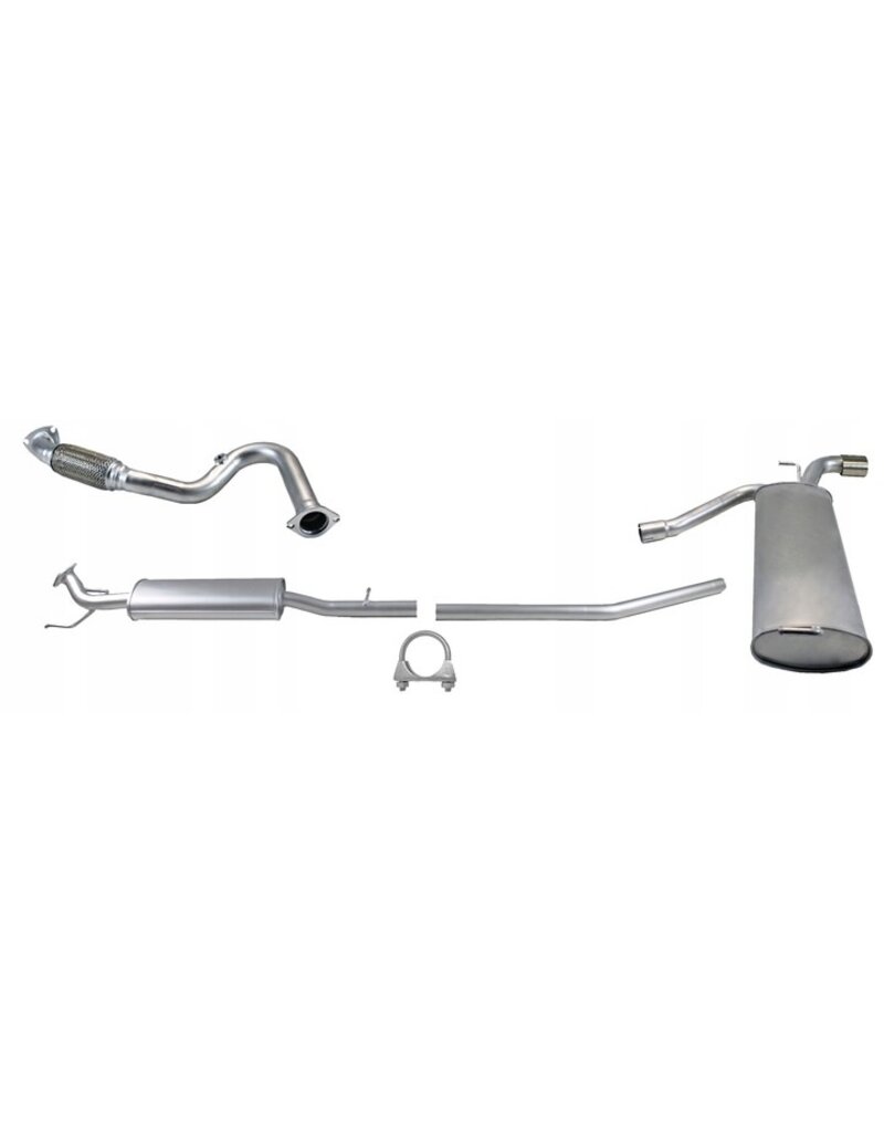 Edex Uitlaatsysteem, einddemper + Tussendemper + Voorpijp Opel Mokka X