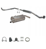 Edex Uitlaatset, Einddemper + Tussendemper Peugeot 207 1.4