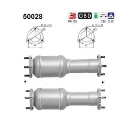 AS Katalysator Opel Antara A, Chevrolet Captiva 2.4