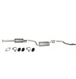 Polmo Uitlaatset, Einddemper + Tussendemper + Eindpijp Ford