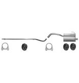 Edex Complete uitlaat Einddemper + Voorpijp Fiat Panda Fire