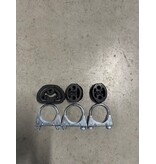 Edex Complete uitlaat Einddemper + Voorpijp Fiat Panda Fire