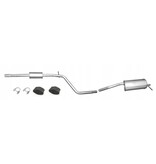 Polmo Complete uitlaat, Middendemper + Einddemper Dacia Sandero
