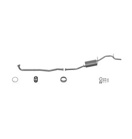 Edex Complete uitlaat Einddemper + Middendemper Suzuki Alto 1.0
