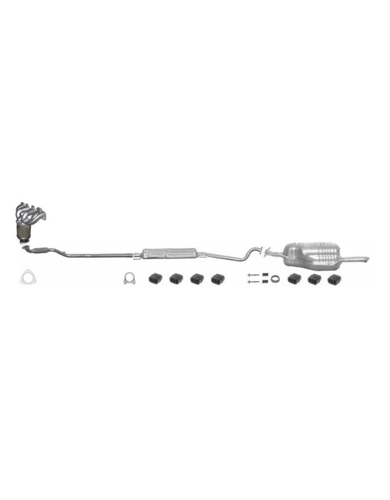 European Exhaust and Catalyst Complete uitlaat met katalysator Opel Astra G 1.4 - 1.6