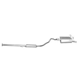 Edex Complete uitlaat Middendemper + Einddemper Honda CR-V 2.0