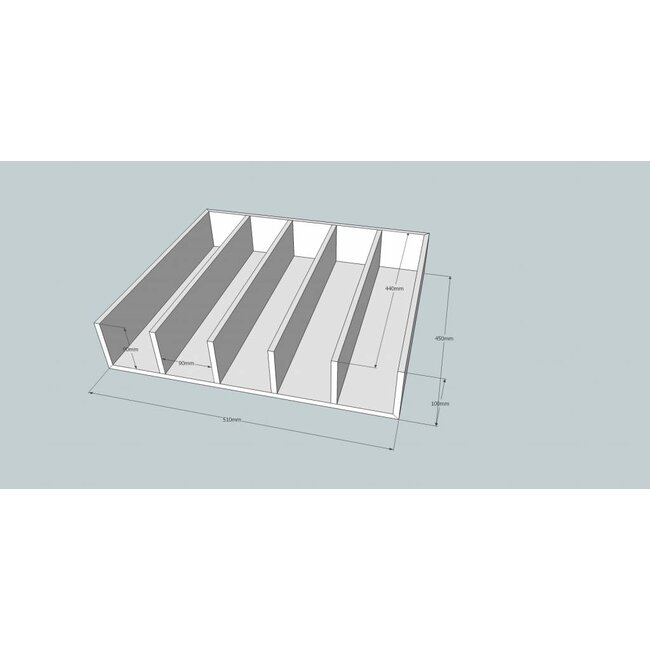 TV Dressoir 6 Laden, 3 open ruimtes met uitneembaar wijnrek