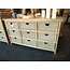 Dressoir met 9 zeegras manden