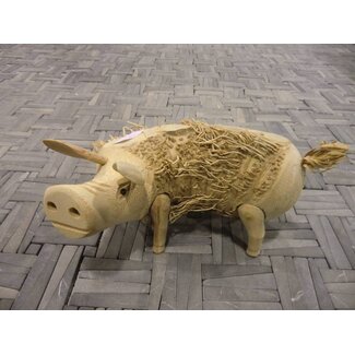 Houten beeld - Varken