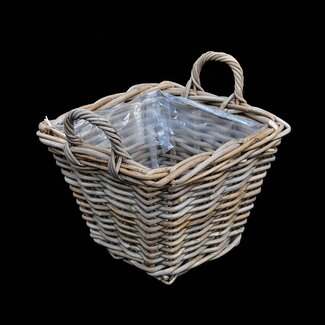 Rotan mand vierkant
