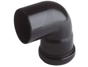 Verbindingsboog zwart DN75/45°