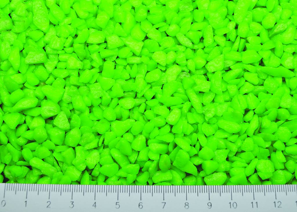 aquariumgrind neon groen 1 kg