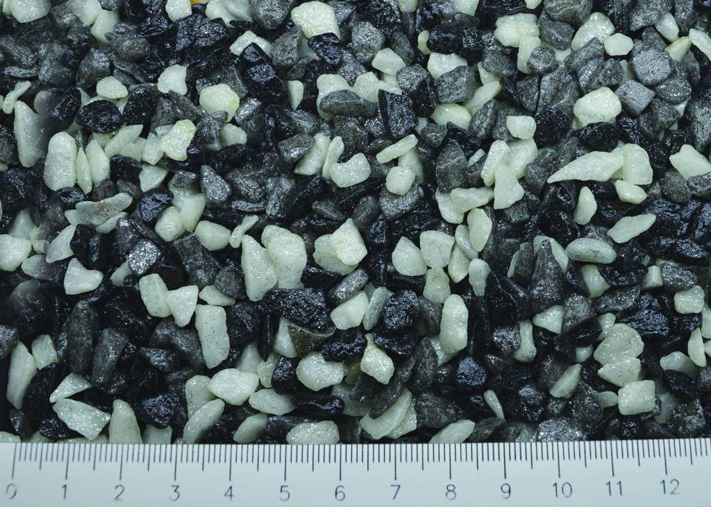 etiquette wiel tumor Superfish aquarium grind mix wit-zwart-grijs 1 kg - AquastoreXL