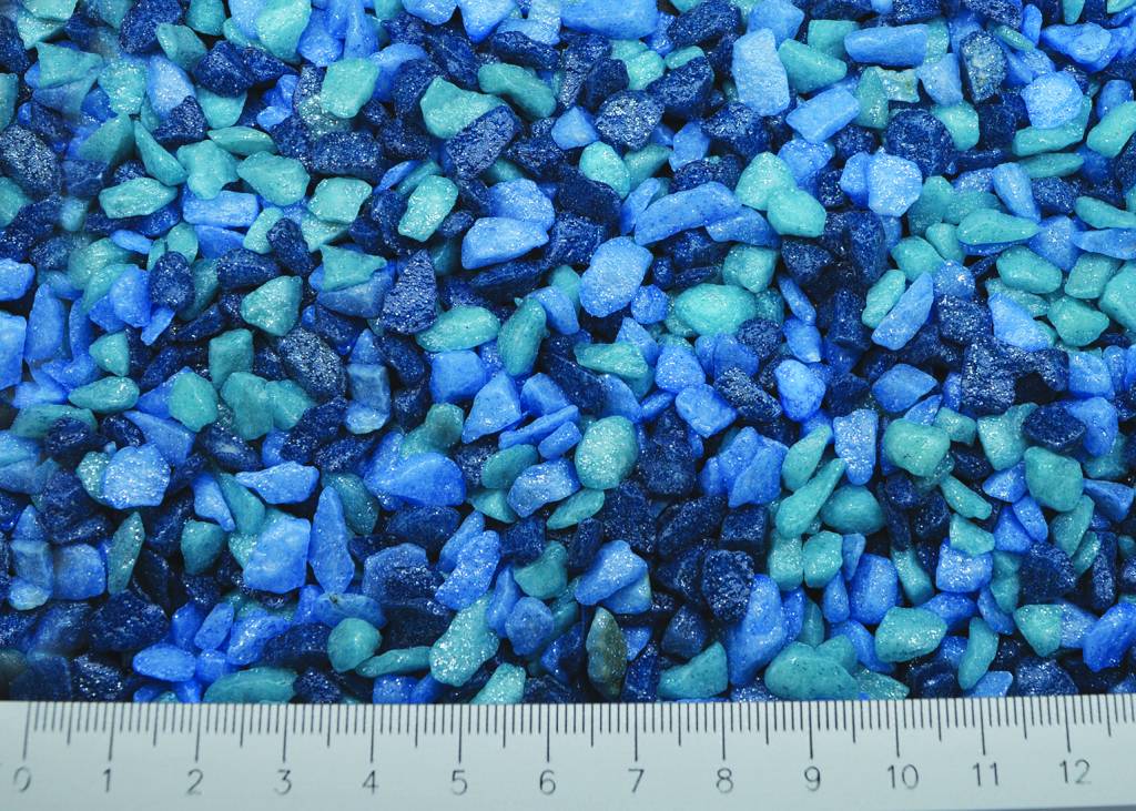 zondag verontreiniging Landschap Superfish aquarium grind mix blauw 1 kg - AquastoreXL