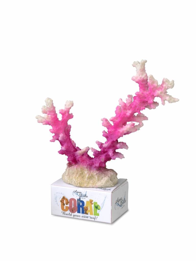Staat Dubbelzinnig Decoratief Coral module staghorn coral roze/wit L - AquastoreXL