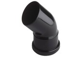 Verbindingsboog zwart DN110/45°