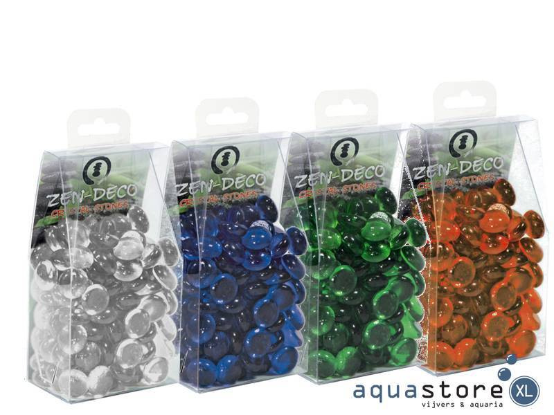Gewoon overlopen een beetje Handig Deco crystal stones van Superfish, in 4 mooie kleuren. - AquastoreXL
