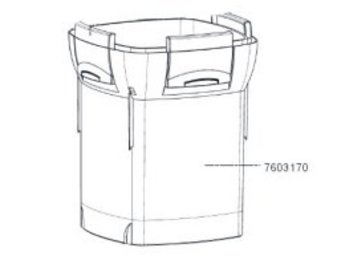 Filterpot voor Professionel 3/2080