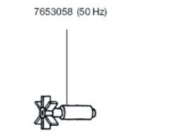 ROTOR 50 HZ VOOR 1060/1260/1262/1264/3160/3260/3264