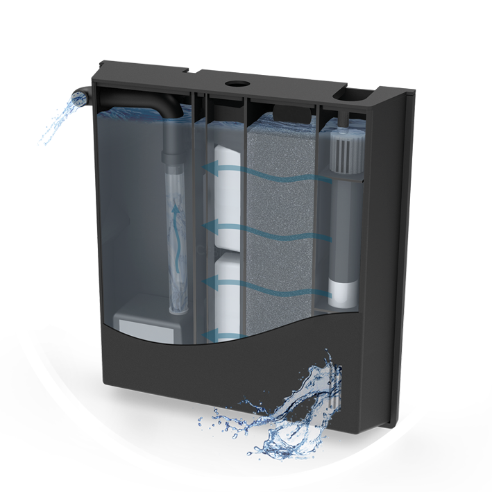 Aquarium emotions nature pro 120 zwart