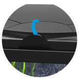 Aquarium aqua 60 LED CF80 zwart