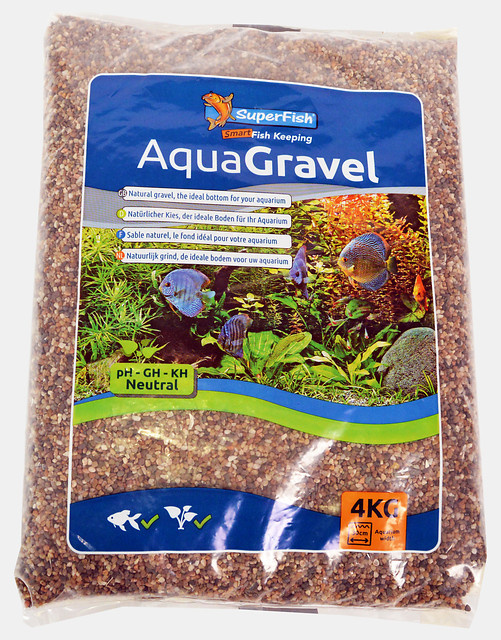 aquariumgrind gravel donker 1-2 mm, 4 kilo