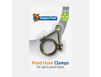Spiraalslangklem 24-28 mm per 2 verpakt