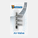 RVS luchtkraan 3-weg