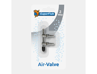 RVS luchtkraan 2 weg