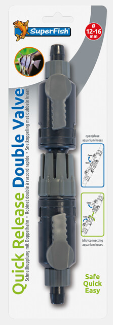 Dubbelkraan Snelkoppeling 12-16mm