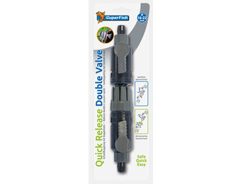 Dubbelkraan Snelkoppeling 16-22mm