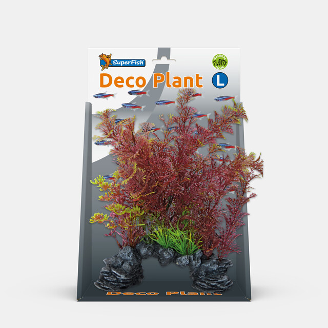 Deco Plant L Cabomba Red
