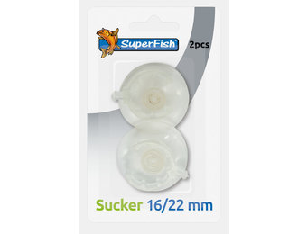 Zuignap 16/22 mm blister 2 stuks