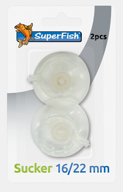 Zuignap 16/22 mm blister 2 stuks